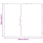 vidaXL Couverture pour plantes Transparent 10 x 12 m PE