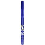 BIC Gel-ocity Illusion Stylos Gel Effaçables a Pointe Moyenne (0,7 mm) Décor Licorne - Bleu, Blister de 3