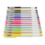 Ensemble de 15 stylos à encre gel 'Pastel et Classic' HAMA