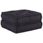 Poufs Modulaires vidaXL 2 Pièces Anthracite en Tissu