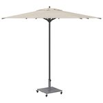 vidaXL Pied de parasol Aspect Bois Gris Foncé 45 x 45 x 31 5 cm