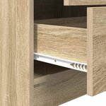 vidaXL Bureau avec rangement 2 Pièces Chêne Sonoma 70 x 50 x 76 cm