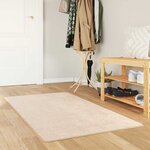 vidaXL Coureur de Tapis MARSA Crème 100 x 150 cm Polyester et PVC