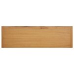 vidaXL Étagère à chaussures 114x37x45 cm Bois de chêne solide