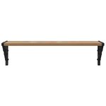 vidaXL Étagères Murales 2 Pièces Chêne artisanal 60 x 15 x 15 5 cm