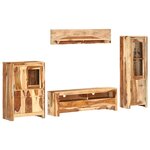 Vidaxl ensemble de meuble tv 4 pcs bois solide