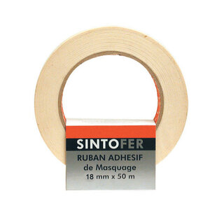 Rouleau de ruban adhésif de protection de carrosserie 18mmx50m sinto