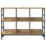 vidaXL Buffet Marron 102 x 32 x 73.5 cm Bois d'ingénierie