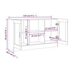 vidaXL Buffet Sonoma gris 120x30 5x70 cm Bois d'ingénierie