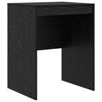 vidaXL Bureau avec tiroir avec étagère avec stockage 2 Pièces Chêne noir