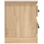 vidaXL Meuble TV chêne sonoma 100x35 5x45 cm bois d'ingénierie