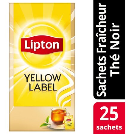 Feel Good Selection Thé Noir Yellow Label - 25 sachets fraîcheur (paquet 25 unités)