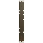vidaXL Pieds de table basse en forme de V  2 pièces  acier naturel  60 x (30-31 3) cm