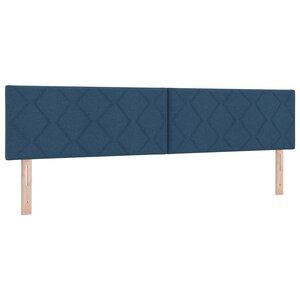 vidaXL Tête de lit Bleu 200 cm tissu
