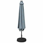 vidaXL Parasol de jardin avec lampes LED 230 x 230 cm Polyester
