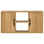 vidaXL Meuble TV ODDA 79x24x40 cm bois massif pin