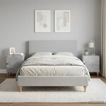 vidaXL Cabinet de chevet 2 pc Gris béton 43 x 34 5 x 50 cm