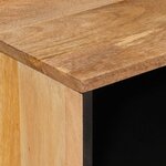 vidaXL Cabinet de chevet Naturel 50 x 33 x 62 cm Bois de mangue massif