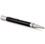 PARKER Duofold Stylo bille  Noir  Recharge noire pointe moyenne  Coffret cadeau