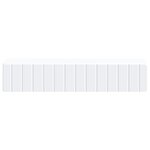 vidaXL Table d'appoint murale Blanc 87 5 x 34 5 x 17 cm