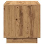 vidaXL Table basse chêne artisanal 40x40x43 cm bois d'ingénierie