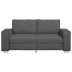 vidaXL Fauteuil canapé Gris 180 x 78 x 84 cm Cuir artificiel