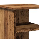 vidaXL Buffet vieux bois 35x35x55 cm bois d'ingénierie