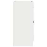 vidaXL Armoire sous évier de salle de bain Blanc 78 5 x 37 5 x 81 cm