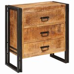 vidaXL Buffet Marron 66 x 33 x 70 cm bois de manguier massif