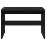 vidaXL Meuble TV chêne noir 60x40x40 cm bois d'ingénierie