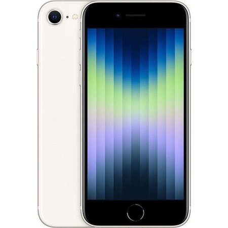 Apple iphone se (2022) 5g - blanc - 64 go - parfait état