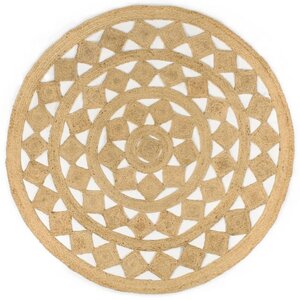 vidaXL Tapis fait à la main Jute tressée 180 cm