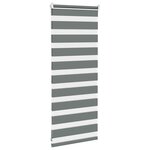 vidaXL Store zèbre gris foncé largeur du tissu 60 9 cm polyester