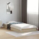 vidaXL Cadre de lit sans matelas chêne sonoma 90x200 cm