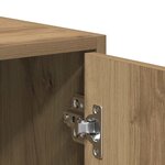 vidaXL Armoire de salle de bain chêne artisanal 30x30x183 5 cm