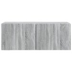 vidaXL Meuble TV mural Sonoma gris 78 5 x 31 x 30 cm Bois d'ingénierie