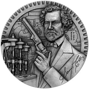Pièce de monnaie en Argent 5 Tala g 62.2 (2 oz) Millésime 2025 SAMUEL COLT