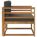 vidaXL Sofa de milieu extérieur Naturel