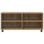 vidaXL Meuble TV Marron 90 x 35 x 40 5 cm Bois d'ingénierie