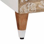 vidaXL Table de chevet 40x33x46 cm Bois de manguier solide