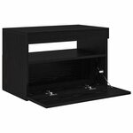 vidaXL Meuble TV Chêne noir 60 x 35 x 40 cm Bois d'ingénierie