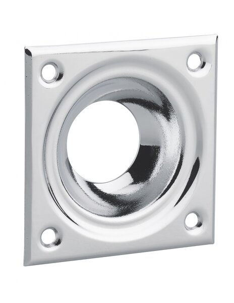 THIRARD - Entrée à cuvette pour verrou  Ø23mm  laiton chromé - THIRARD
