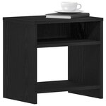 vidaXL Tables de chevet 2Pièces chêne noir 40x30x40cm bois d'ingénierie