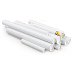 Tube carton postal rond blanc raja 50x640 mm (lot de 50)