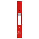 Classeur 2 Anneaux 30mm Polypropylène Opak Rigide 10/10e - A4 Maxi. - Rouge - X 10 - Exacompta