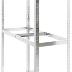 vidaXL Porte-pneus à 3 niveaux 2 Pièces Argenté 110x40x200 cm Acier