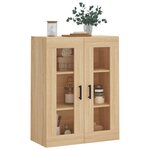 vidaXL Armoire murale chêne sonoma 69 5x34x90 cm