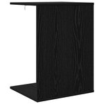 vidaXL Table d'appoint Chêne noir 45 x 40 x 62 5 cm Bois d'ingénierie