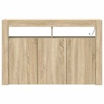 vidaXL Buffet Chêne Sonoma 116 x 30 x 75 cm Bois d'ingénierie