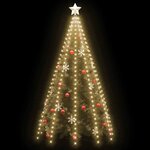 vidaXL Guirlande lumineuse filet d'arbre de Noël 300 LED 300 cm